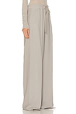 Rick Owens Drawstring Geth Belas Pant in Pearl, view 2, click to view large image.