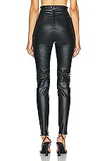 Rick Owens Dirt Waist Legging in Gunmetal, view 3, click to view large image.