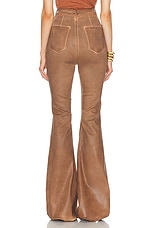 Rick Owens Bolan Bootcut Pant in Henna Brown, view 3, click to view large image.
