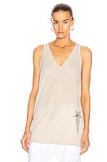 Rick Owens x Champion Unisex Mesh Tank Top in Pearl | FWRD