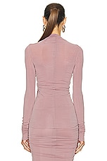 Rick Owens Prong Long Sleeve in Dusty Pink, view 3, click to view large image.