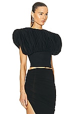 Rick Owens Tatlin Top in Black, view 2, click to view large image.