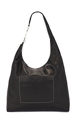 Rick Owens Cerebus Bag in Black, view 3, click to view large image.