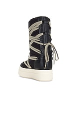 Rick Owens X Moncler Bigrocks Boot in Black, view 3, click to view large image.