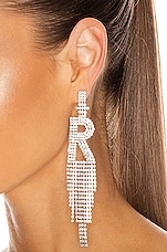 retrofete Alphabet Earring in Silver, view 2, click to view large image.