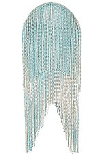 retrofete Talia Small Crystal Bag in Aqua Blue, view 1, click to view large image.