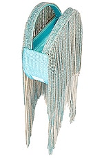 retrofete Talia Small Crystal Bag in Aqua Blue, view 4, click to view large image.