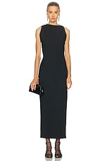 Rohe Open Back Dress in Black | FWRD