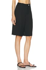 Rohe Tailored Short in Noir, view 2, click to view large image.