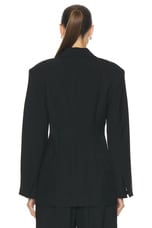 Rohe Waisted Blazer in Noir, view 3, click to view large image.