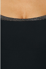 Roland Mouret Embellished Gown in Black, view 4, click to view large image.