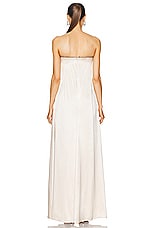 Roland Mouret Strapless Gown in Nude, view 3, click to view large image.