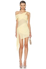 Ronny Kobo Izel Dress in Butter Yellow