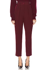 Ronny Kobo Ronny Tuxedo Trouser in Oxblood, view 1, click to view large image.