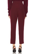 Ronny Kobo Ronny Tuxedo Trouser in Oxblood, view 4, click to view large image.