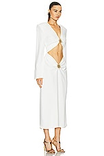 Rowen Rose Maxi Dress With Sun Jewels in White, view 2, click to view large image.