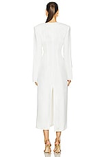 Rowen Rose Maxi Dress With Sun Jewels in White, view 3, click to view large image.