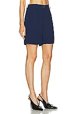 Rowen Rose Bermuda Short in Navy Blue, view 2, click to view large image.