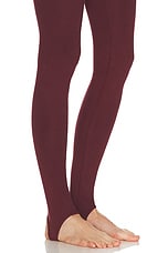 Rowen Rose Jersey Legging in Bordeaux, view 6, click to view large image.