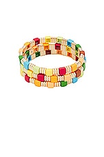 Roxanne Assoulin Sangria Bracelets Set Of 3 in Rainbow, view 1, click to view large image.