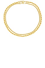 Roxanne Assoulin On The Ropes Necklace Duo in Shiny Gold, view 1, click to view large image.