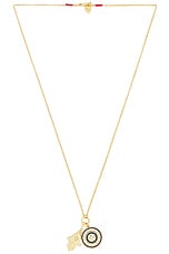 Roxanne Assoulin The Care &amp; Protect Charm Necklace in Gold, view 1, click to view large image.