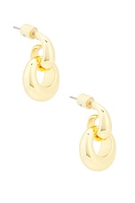 Roxanne Assoulin Knock Knock Earring in Gold, view 1, click to view large image.