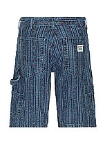 Roy Roger's x Dave's New York Work Short Pant Denim Jean in Denim, view 2, click to view large image.