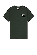 Roy Roger's x Dave's New York T-Shirt Army &amp; Navy in Dark Green, view 2, click to view large image.