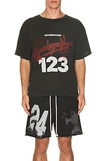 RRR123 Apocalypse Nunca Tee in Black, view 3, click to view large image.