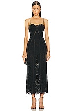 ROCOCO SAND Paris Long Dress in Black, view 1, click to view large image.
