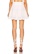 ROCOCO SAND Aloe Mini Skirt in Off White, view 3, click to view large image.