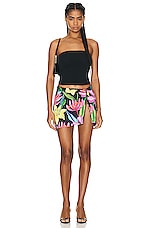 ROCOCO SAND Chris Mini Skirt in Multi, view 4, click to view large image.