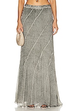 ROCOCO SAND River Long Skirt in Grey, view 1, click to view large image.