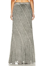 ROCOCO SAND River Long Skirt in Grey, view 3, click to view large image.