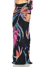 ROCOCO SAND Margo Maxi Skirt in Black, view 3, click to view large image.