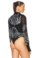 ROCOCO SAND Dream Bodysuit in Black, view 4, click to view large image.