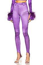 Yarishna La Reina Purple Metallic Leggings – Yarishna Fashion