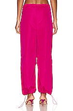 Raisa Vanessa Low Waist Faille Baggy Pant in Pink, view 3, click to view large image.
