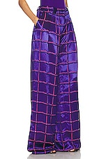 Raisa Vanessa Wide Leg Pant in Purple, view 2, click to view large image.