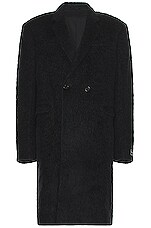 AW05-06《 Raf Simons 》Wool ダブルブレストコート 44 Raf Simons コート - Black | FWRD