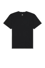 Raf Simons Big Fit T-shirt With R Print On Front in Black, view 2, click to view large image.