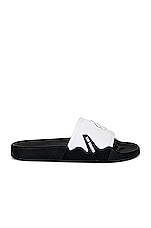 Raf Simons Astra Slides in White, view 1, click to view large image.