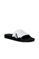 Raf Simons Astra Slides in White, view 2, click to view large image.
