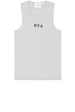 RTA Tank Top in Grey, view 1, click to view large image.