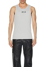 RTA Tank Top in Grey, view 4, click to view large image.