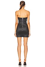 RTA Rose Mini Dress in Black, view 3, click to view large image.