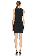 RTA Alyse Mini Dress in Black, view 3, click to view large image.