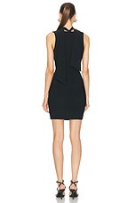 RTA Alyse Mini Dress in Black, view 3, click to view large image.