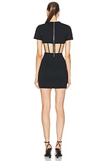 RTA Angela Mini Dress in Black, view 4, click to view large image.